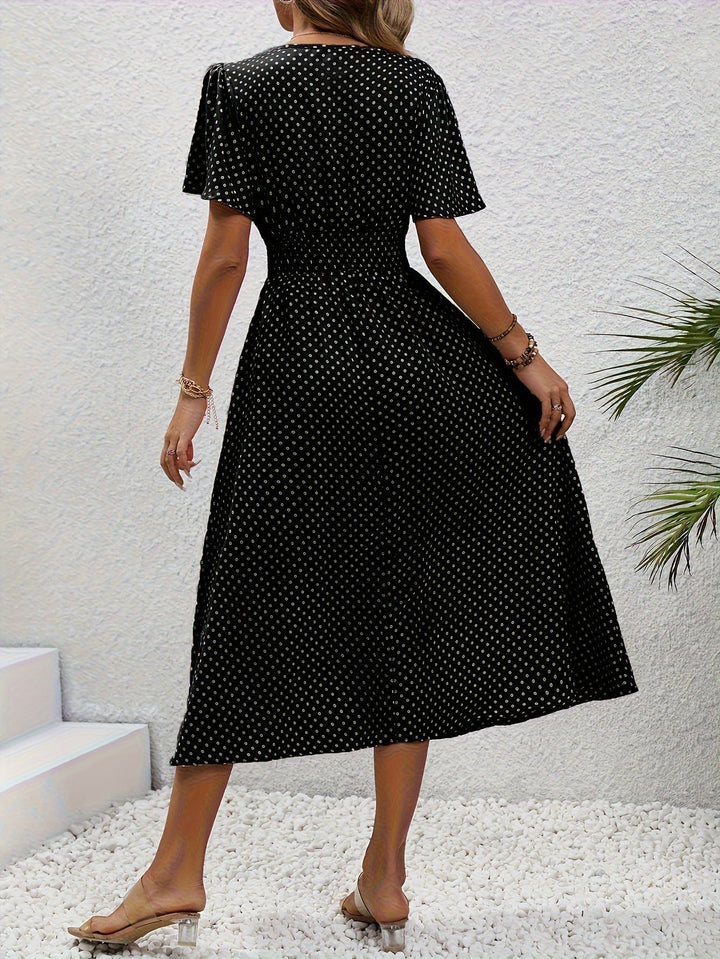 La Scintilla | Robe Élégante Pois Élisa