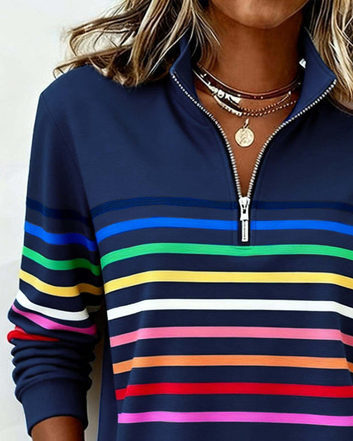 Elara · Pull Coloré Décontracté en Confort Élégant