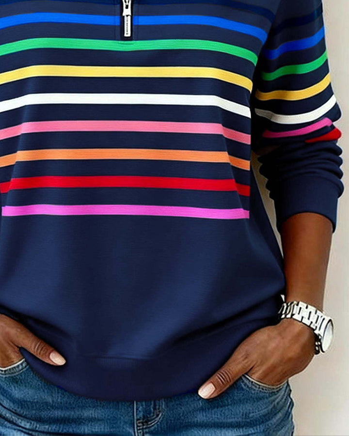 Elara · Pull Coloré Décontracté en Confort Élégant