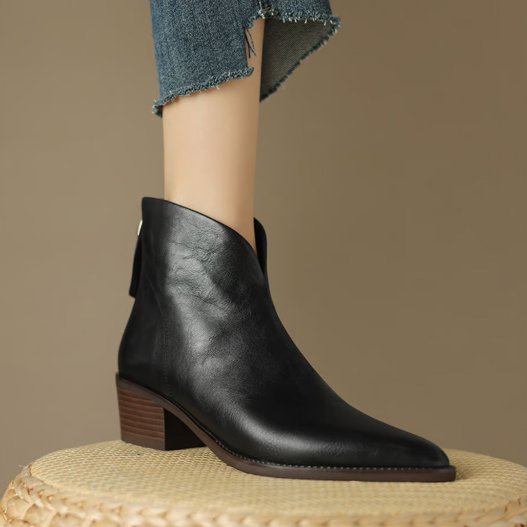 Elara · Bottines Élégantes en Cuir Premium