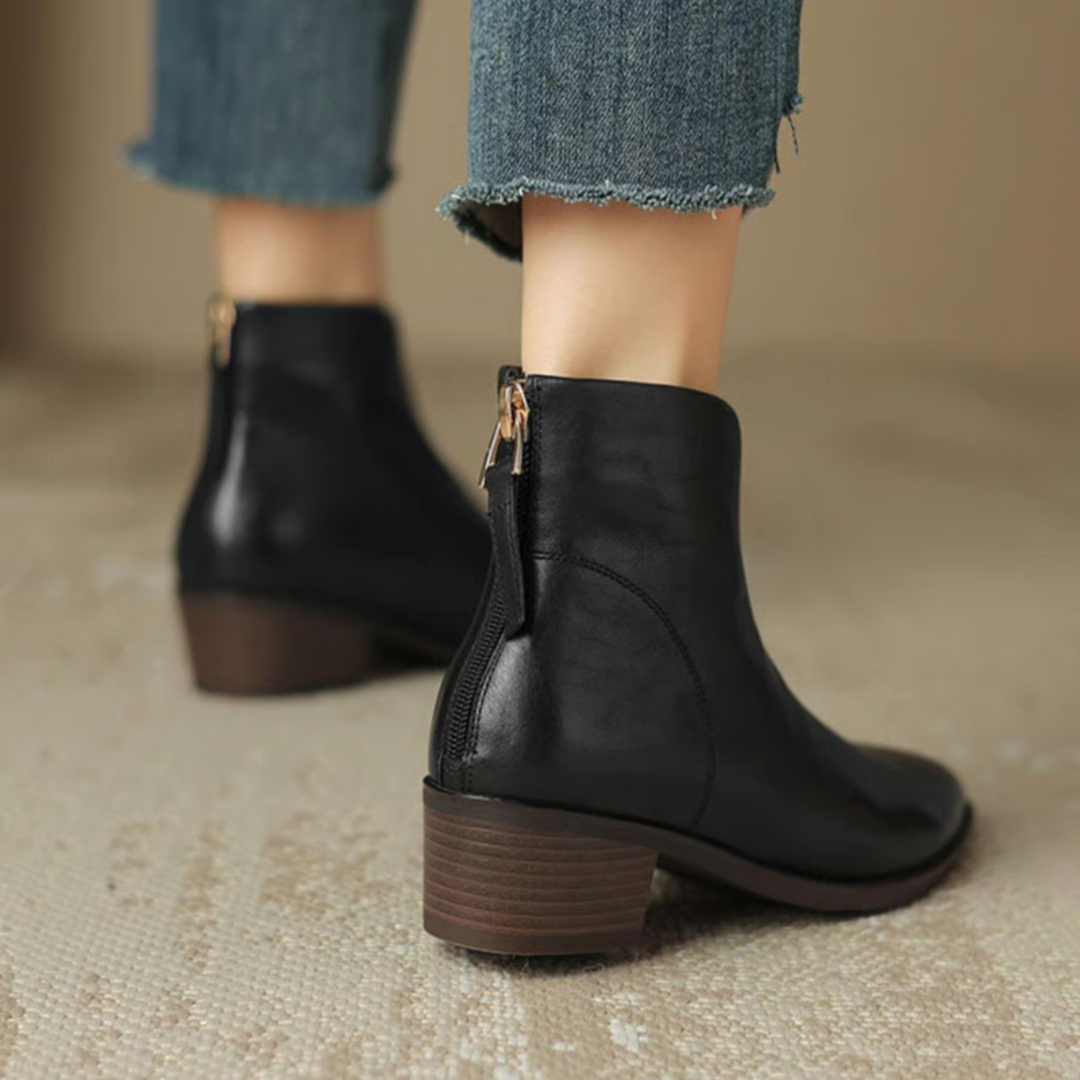Elara · Bottines Élégantes en Cuir Premium