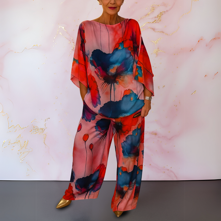 Elara · Ensemble Satin Élégant à Deux Pièces pour Femmes