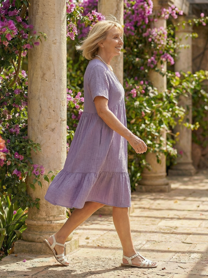 Delphinia | Robe Tissée Éase