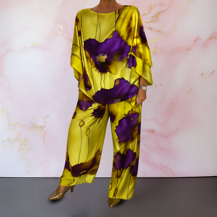 Elara · Ensemble Satin Élégant à Deux Pièces pour Femmes