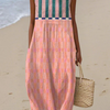 Lily™ | Robe Midi Pastel Rayée