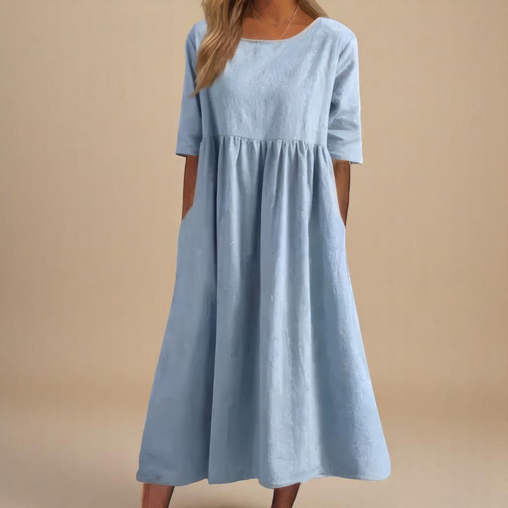 Robe Aérée En Coton Doux