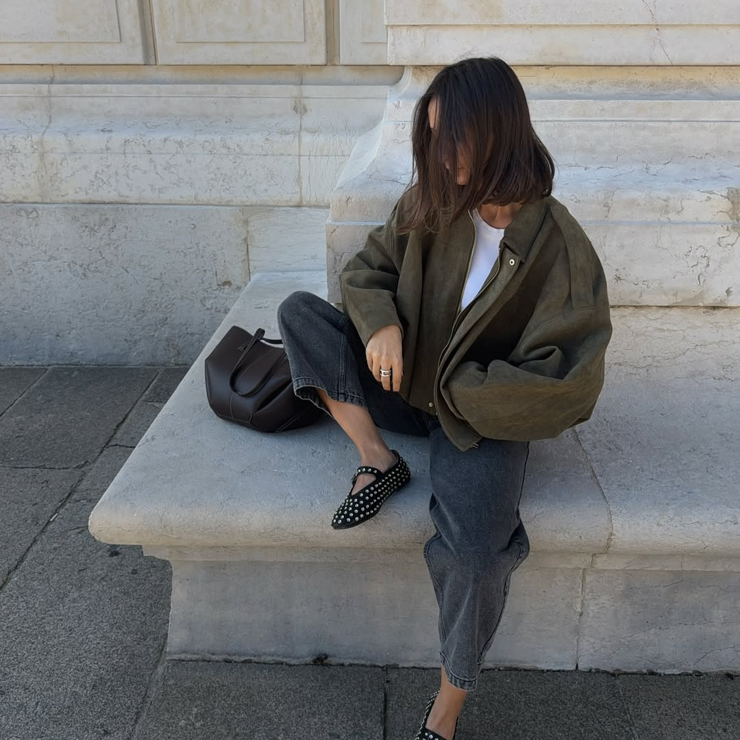 Elara · Veste en Simili Suède