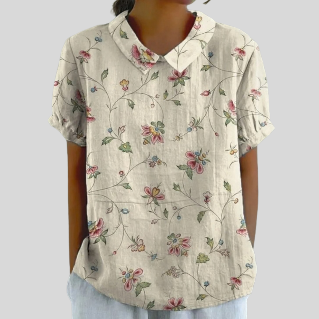 Top Élégant avec Design Floral