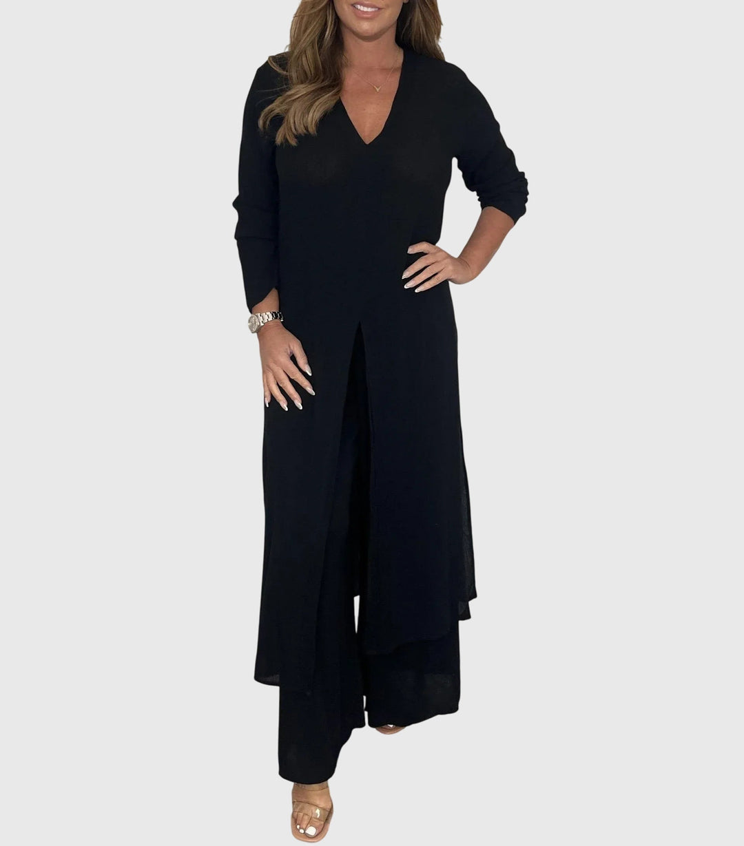 Olivia· Ensemble Élégant Deux Pièces