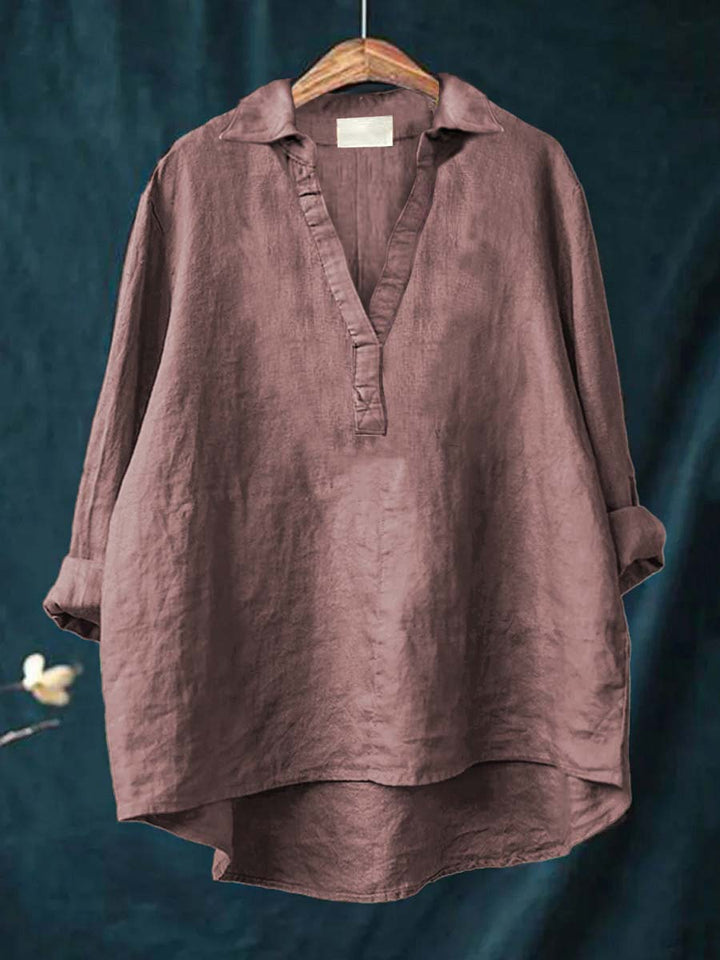 Andrea | Blouse d'été en lin élégant