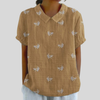 Top Élégant avec Fleurs
