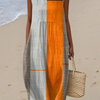 May™ | Robe Midi Colorblock