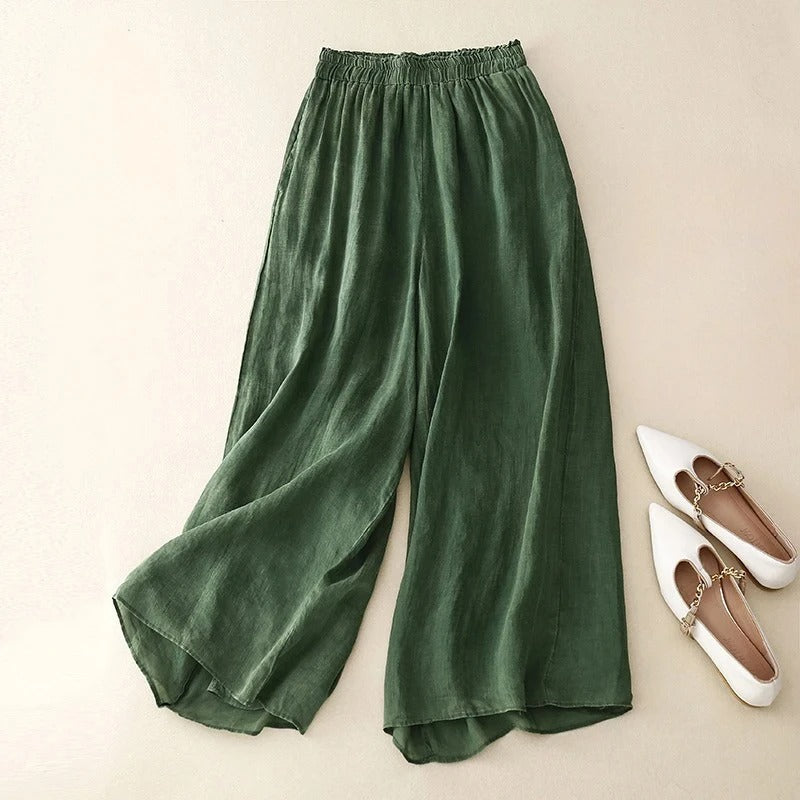 Elara · Pantalons Élégants en Lin