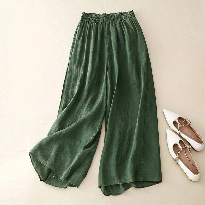 Elara · Pantalons Élégants en Lin
