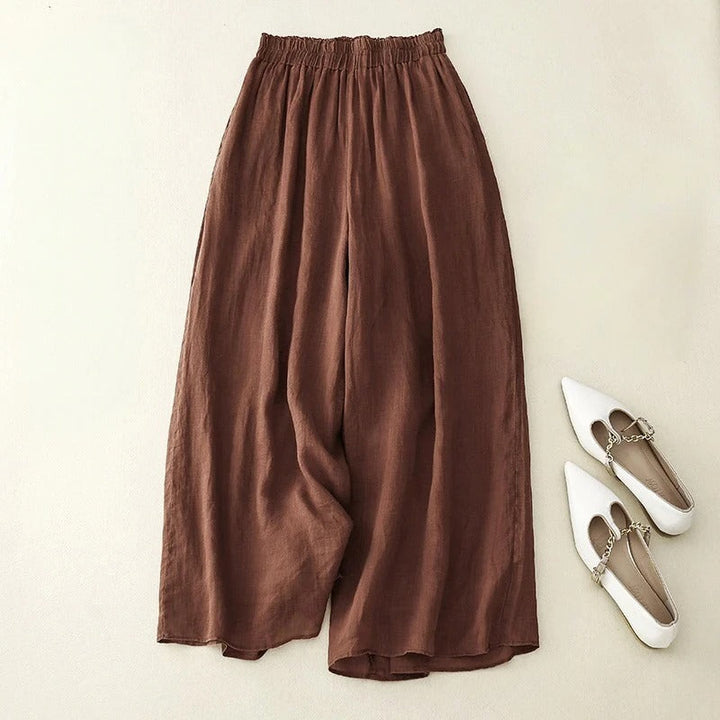 Elara · Pantalons Élégants en Lin