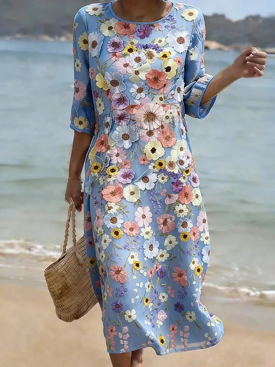 Elara · Robe Fleurie Chic