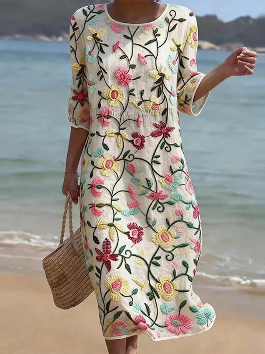 Elara · Robe Fleurie Chic