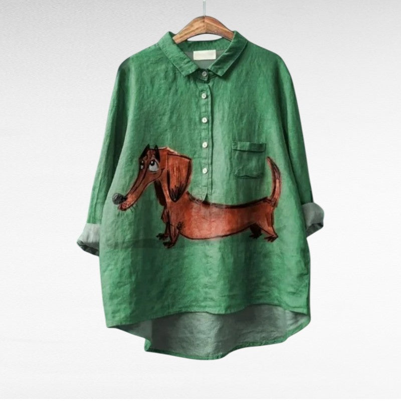 Cloé | Blouse d'été en lin élégante