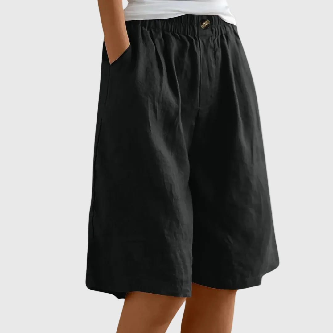 Shorts Amples Taille Élastique Ella