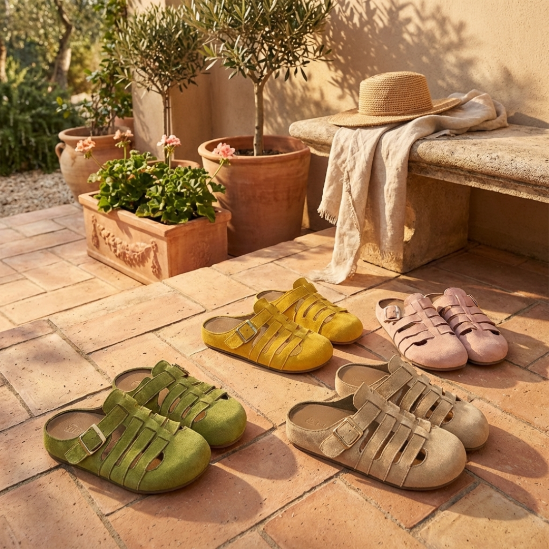 Clara | Sandales Mules Confort sans Fermeture