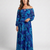 Aspen | Robe Maxi Florale à Épaules Dénudées