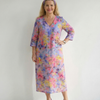 Benson | Robe Midi Florale Abstraite