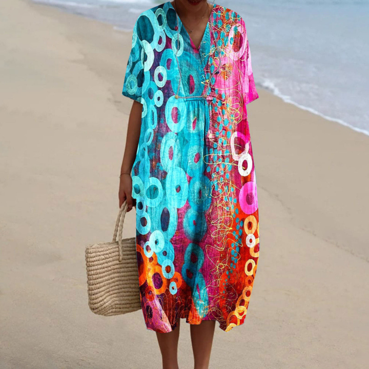 Amara™ | Robe d'Été Tie & Dye aux Couleurs Éclatantes