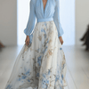 Peniel™ | Élégante Robe Maxi Fleurie