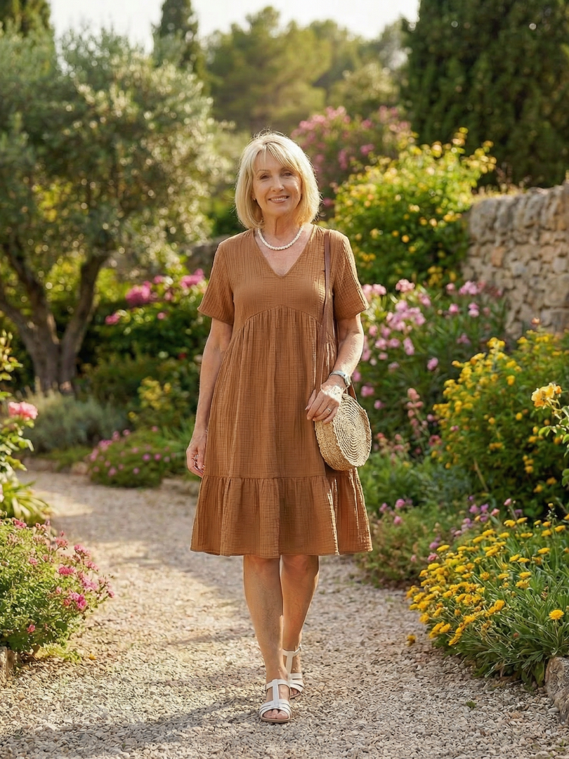Delphinia | Robe Tissée Éase