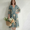 Skye | Robe Midi Florale à Forme Douce