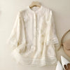 Elara · Top en Coton Brodé Mila
