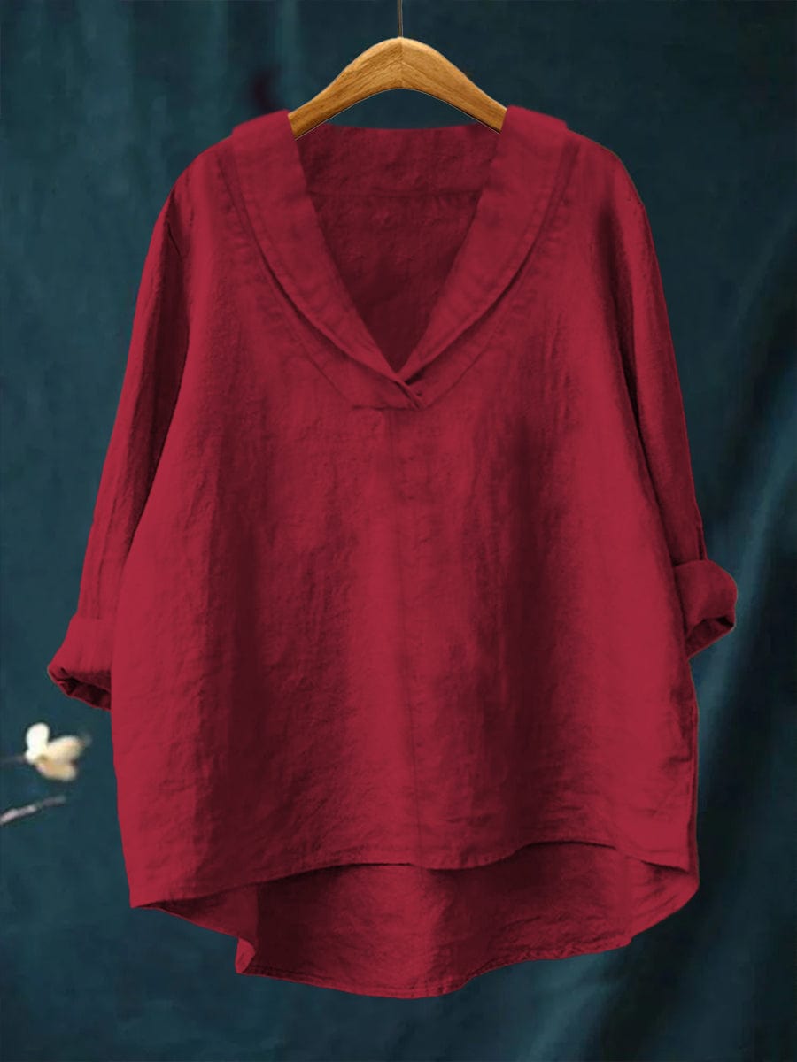 Samantha | Blouse d'été en lin élégante