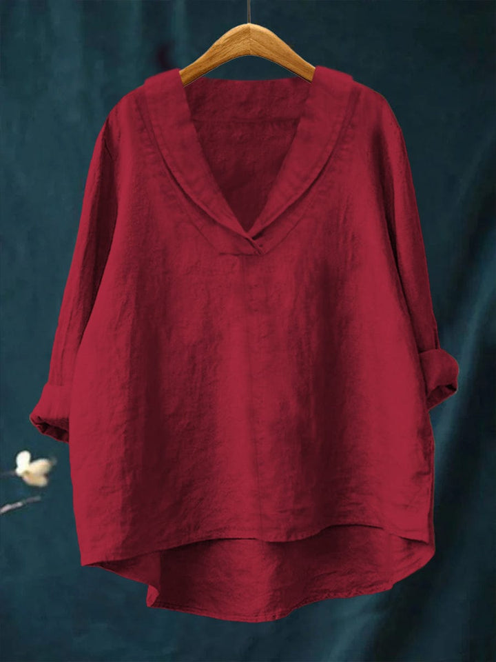 Samantha | Blouse d'été en lin élégante