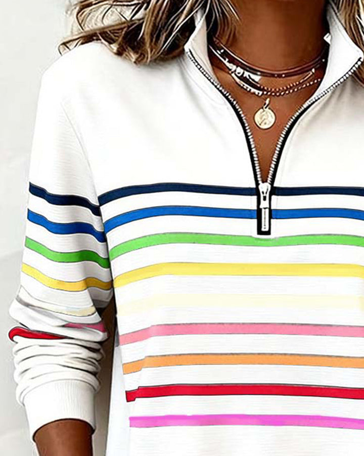 Elara · Pull Coloré Décontracté en Confort Élégant