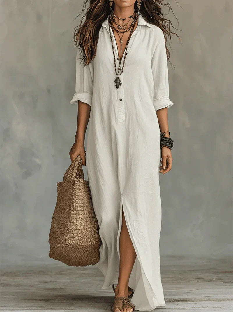 WILLOW | Robe maxi sans effort avec une silhouette flatteuse Polyvalente pour le quotidien