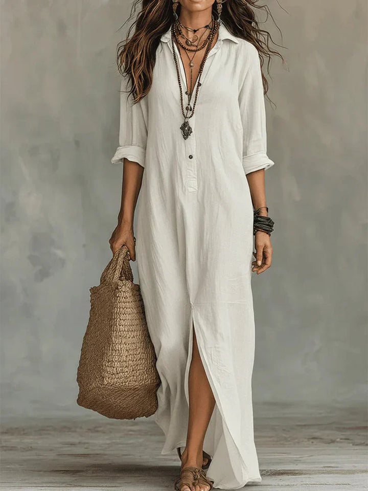 WILLOW | Robe maxi sans effort avec une silhouette flatteuse Polyvalente pour le quotidien