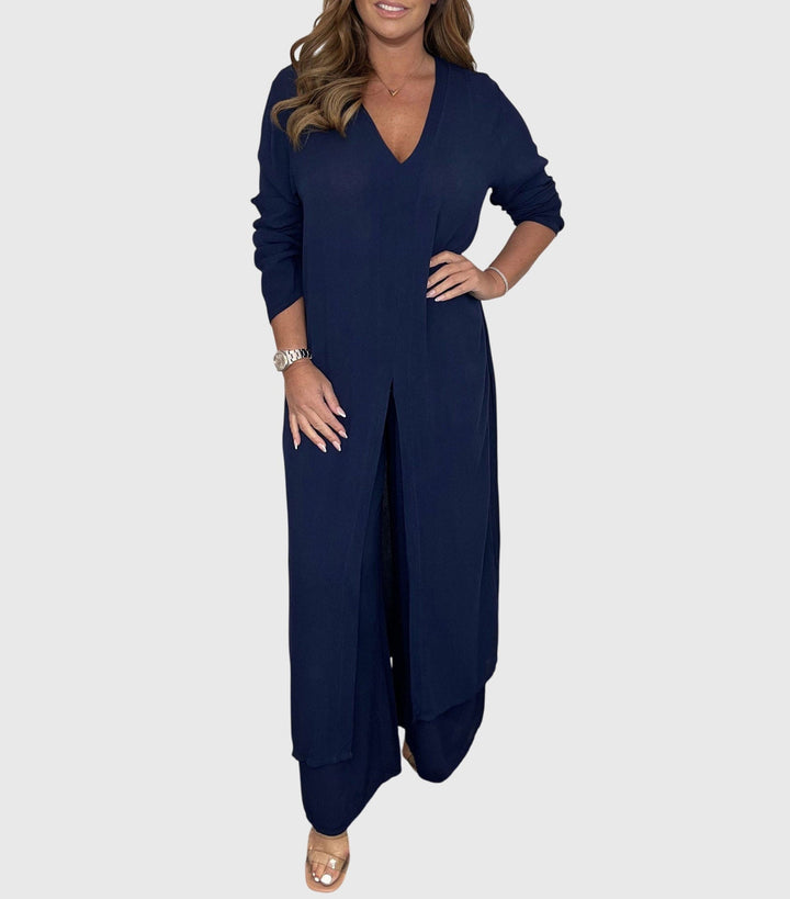 Olivia· Ensemble Élégant Deux Pièces