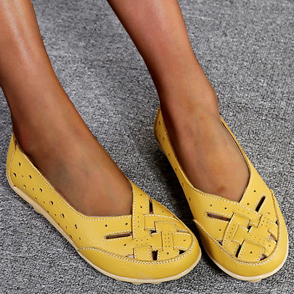 Elara · Mocassins Élégants en Cuir Respirant