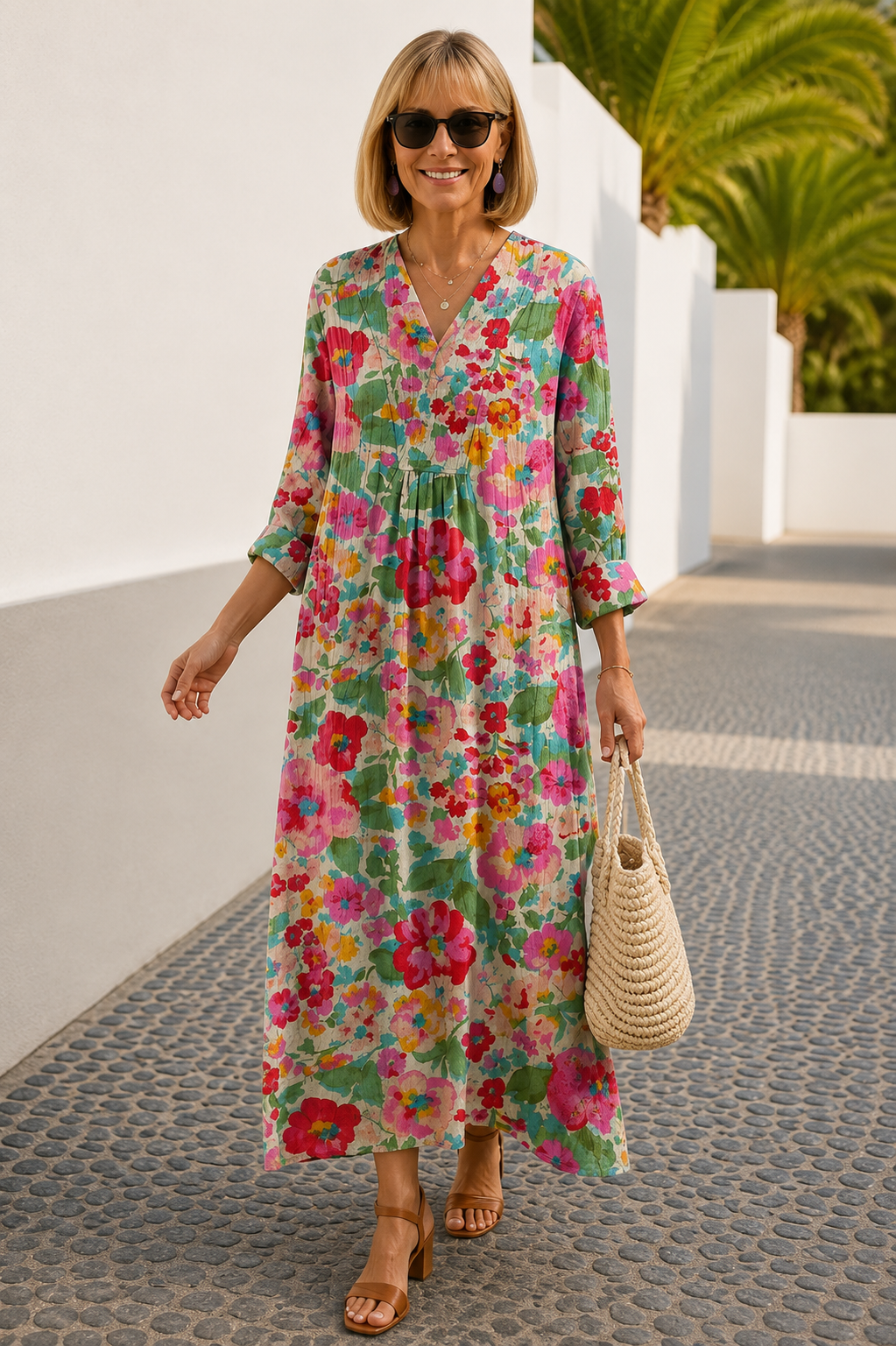Elsie | Robe Midi Quotidienne
