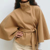 Elara · Cape Jacket with Belt