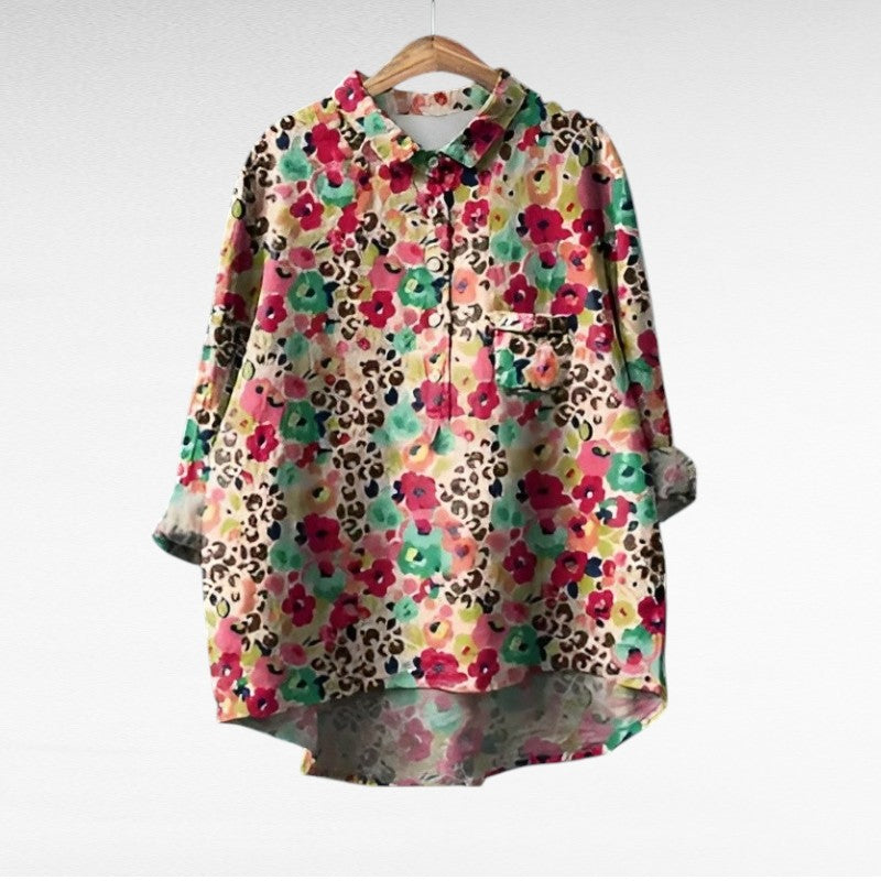 Noémie | Élégante Blouse en Lin d'Été