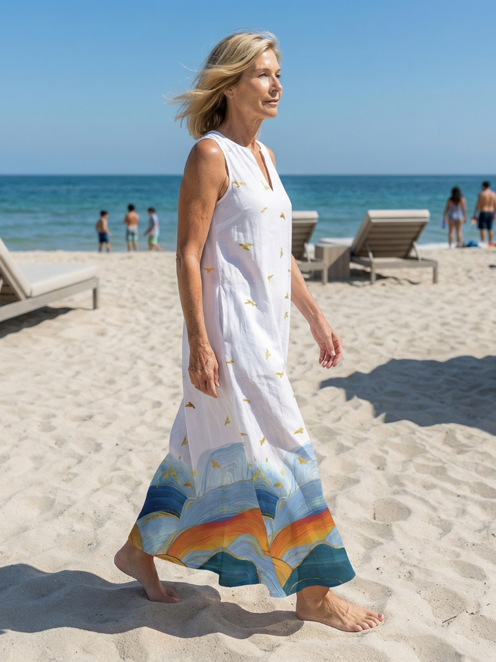 Caelia | Robe Maxi Calm Line