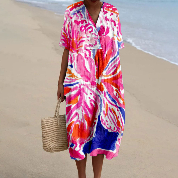 Amara™ | Robe d'Été Tie & Dye aux Couleurs Éclatantes