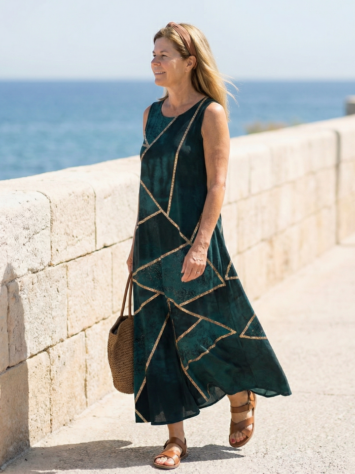 Saelle | Robe Midi Calme Marée