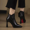 Elara · Bottines Élégantes à Talon avec Boucle Oversize