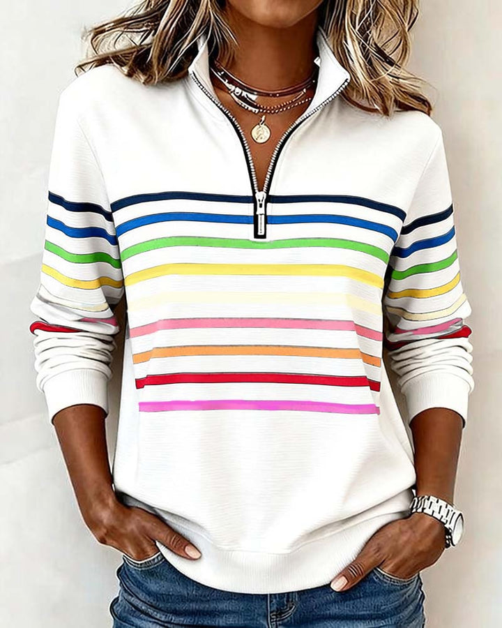 Elara · Pull Coloré Décontracté en Confort Élégant