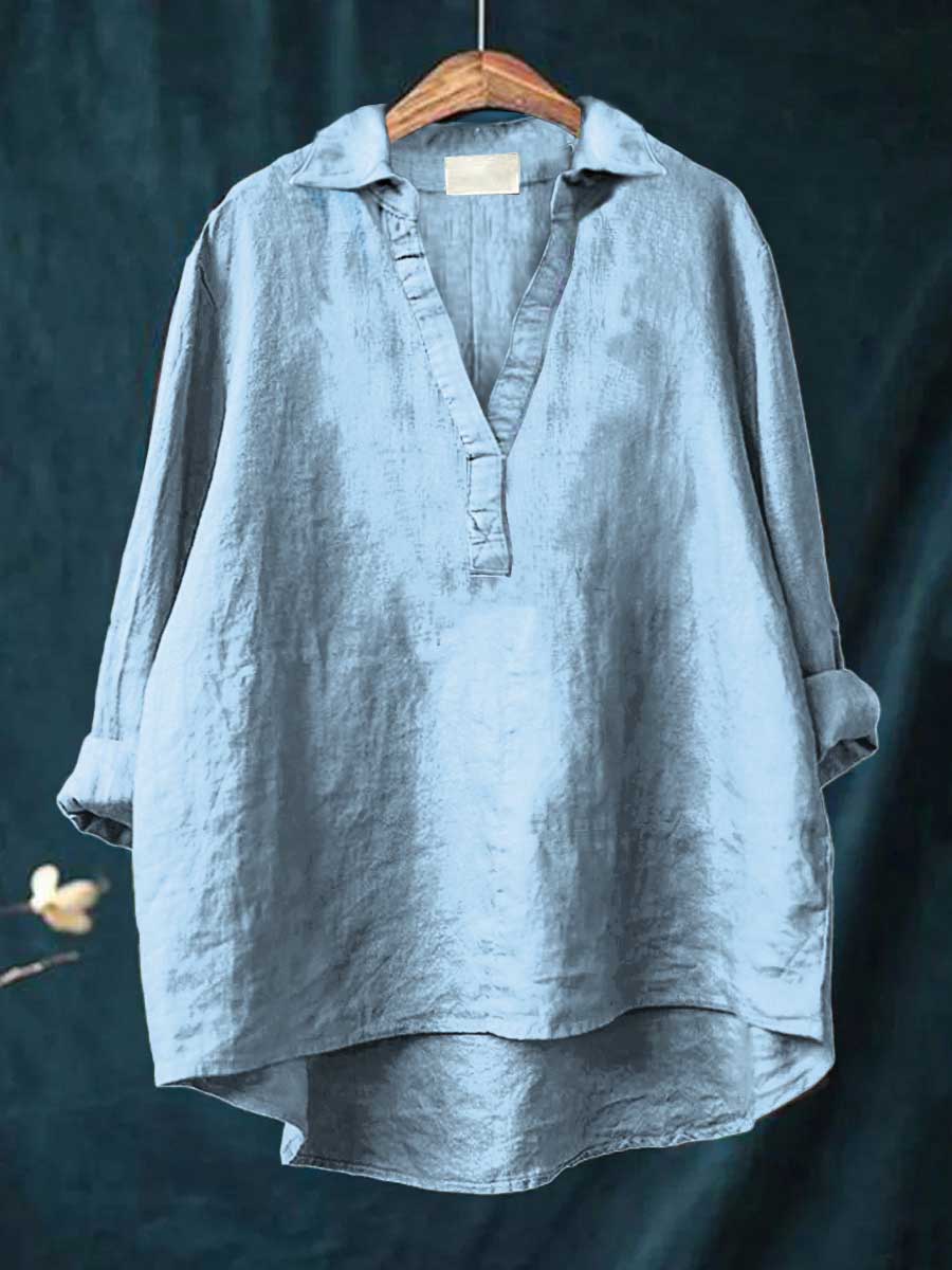 Andrea | Blouse d'été en lin élégant
