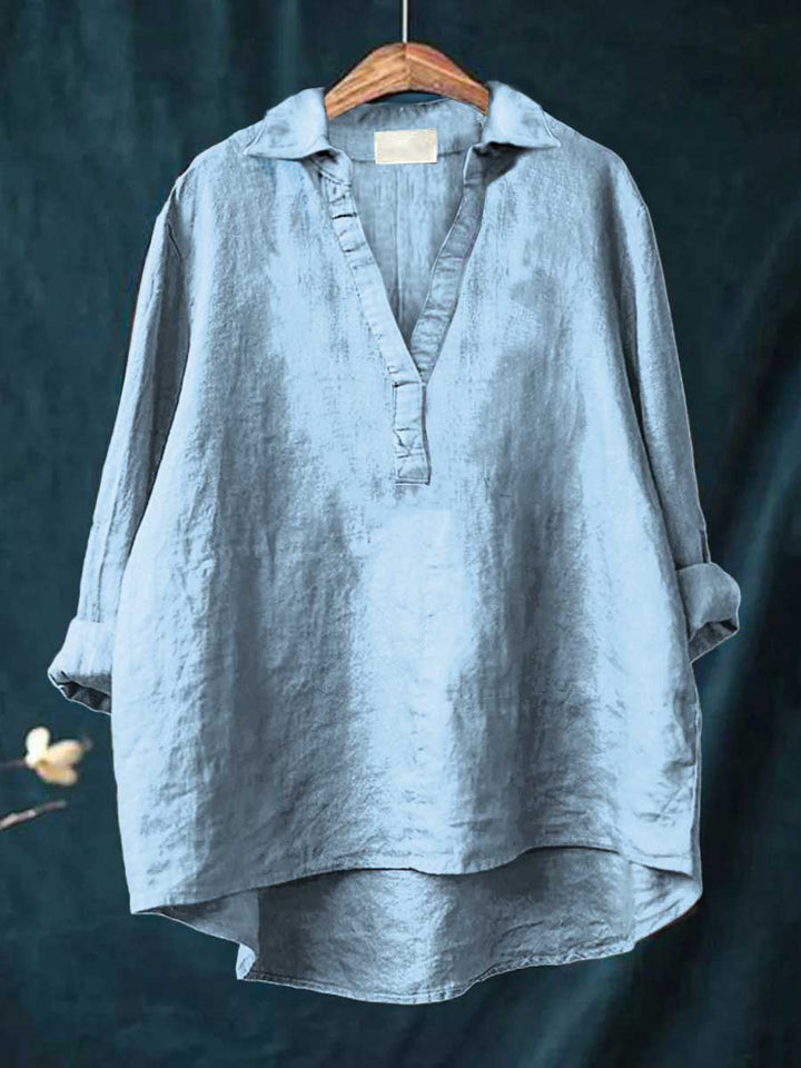 Andrea | Blouse d'été en lin élégant