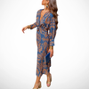 La Scintilla | Robe Midi Élégance Florale
