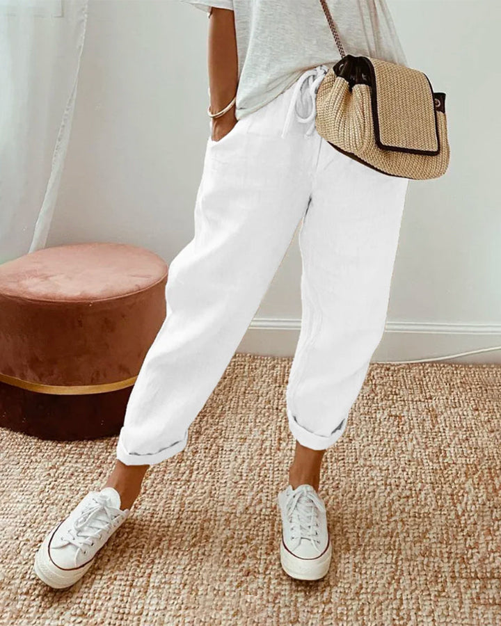 Agatha | Pantalon Décontracté & Élégant